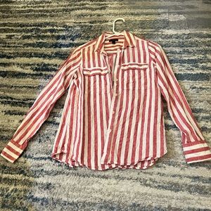 J Crew Linen Button Down
